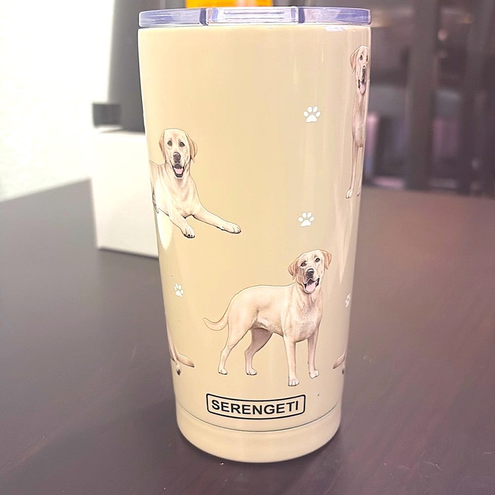 NWOT Serengeti Labrador Stainless Steel Insulated Tumbler (20 oz)